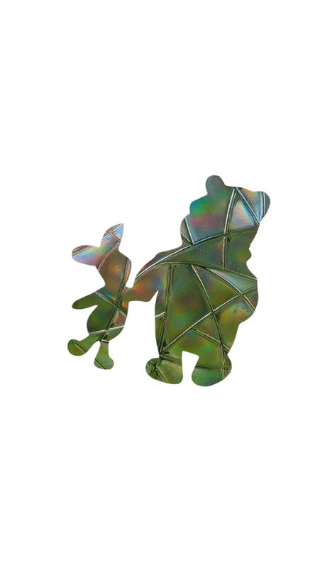 Suncatcher „Puuh und Ferkel“ Regenbogenfenstersticker