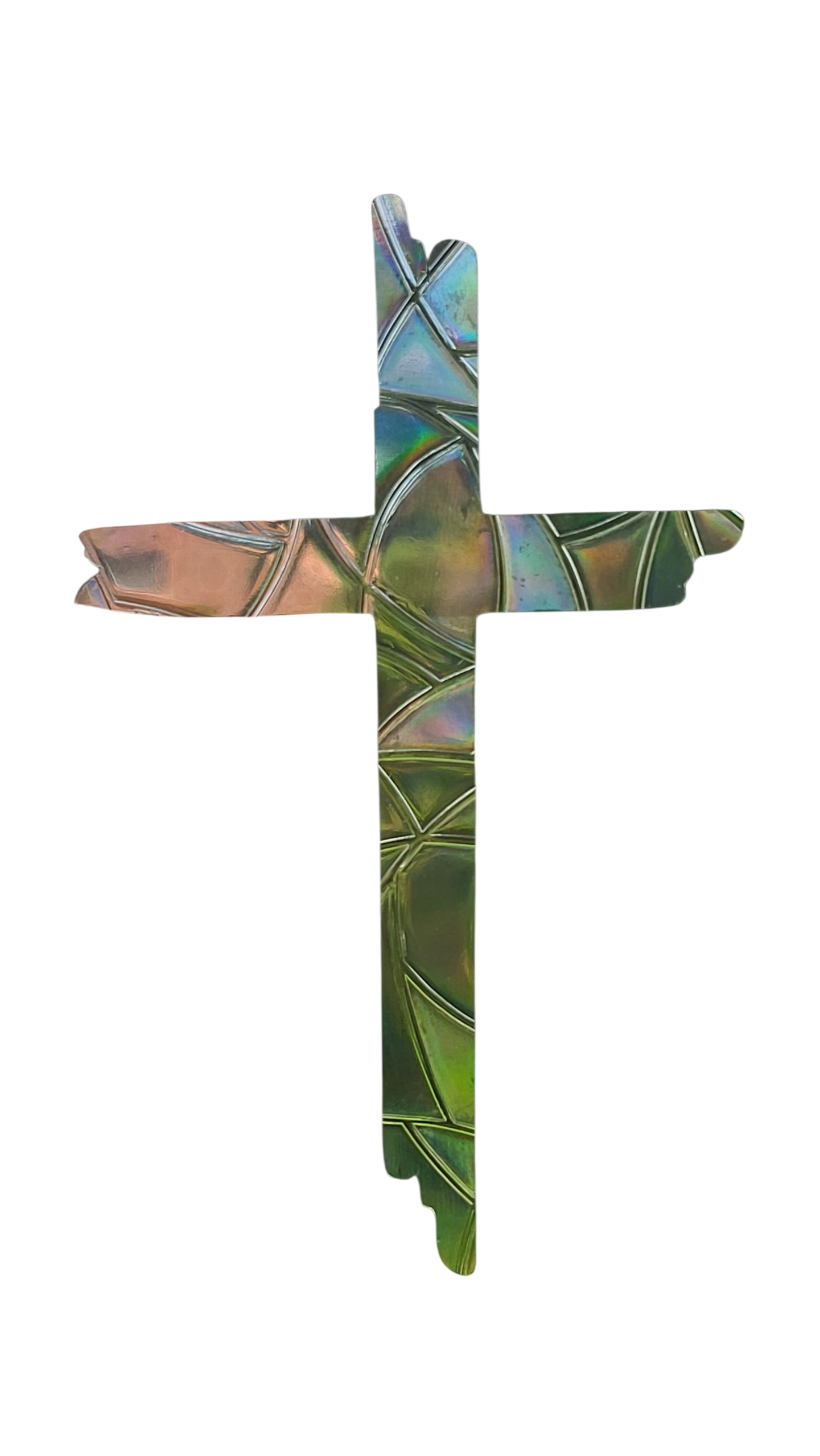 Suncatcher „Kreuz“ Regenbogenfenstersticker