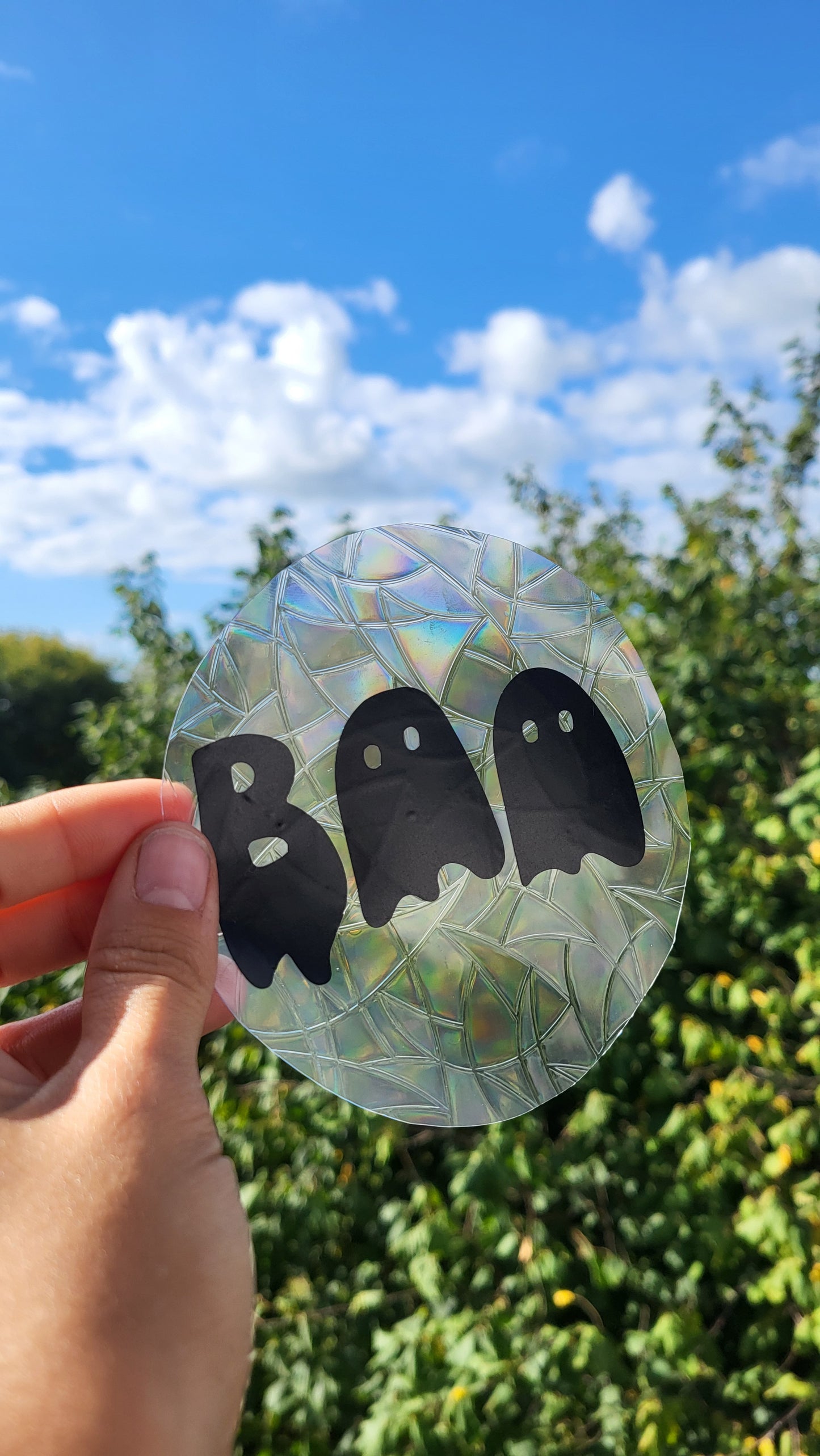 Suncatcher "Boo“ Regenbogenfenstersticker