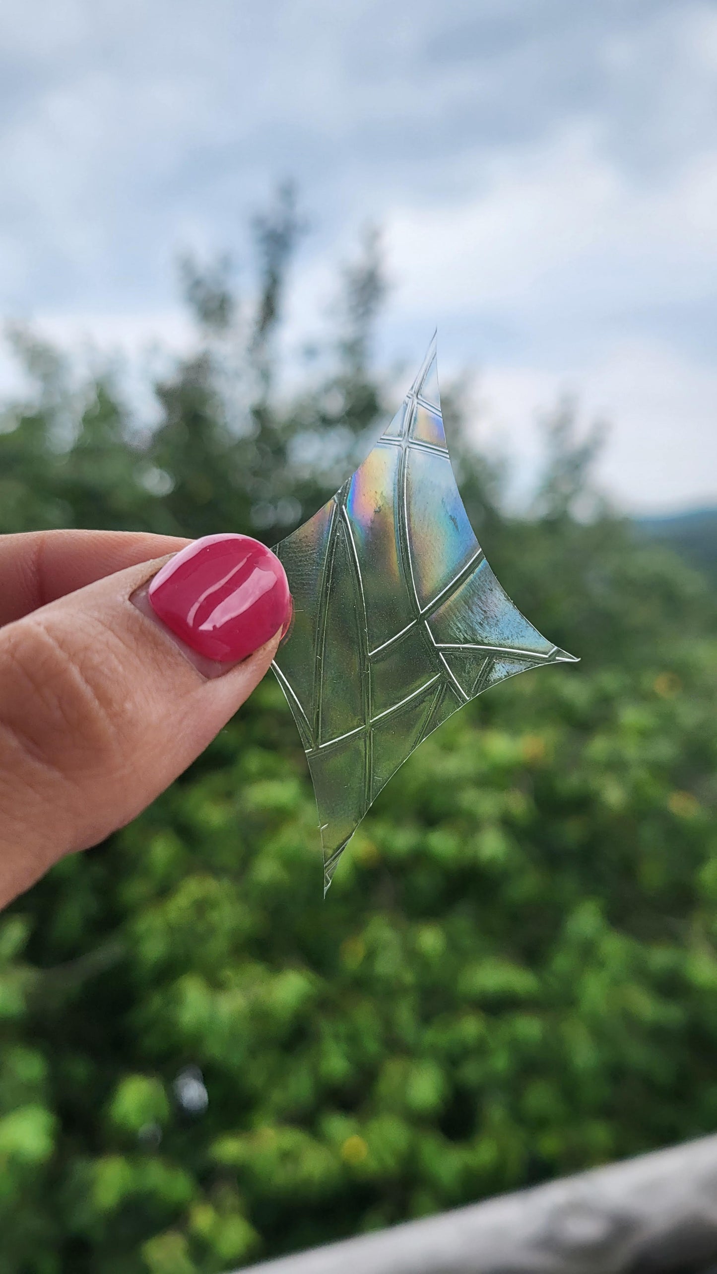 3er Set Suncatcher „Diamanten“ Regenbogenfenstersticker
