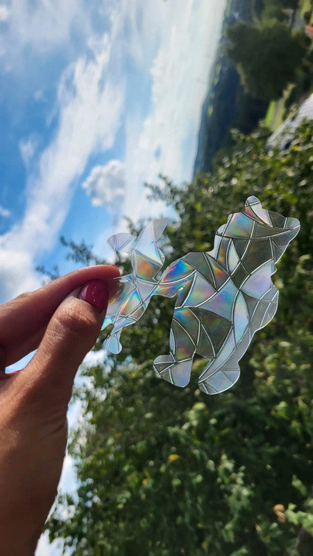 Suncatcher „Puuh und Ferkel“ Regenbogenfenstersticker