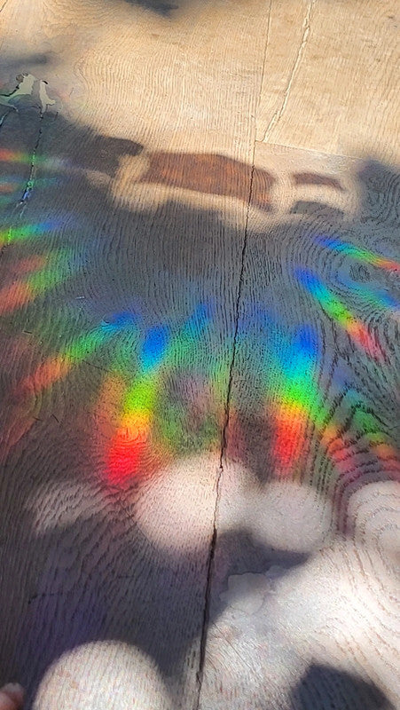 Suncatcher „Teddybär“ Regenbogenfenstersticker