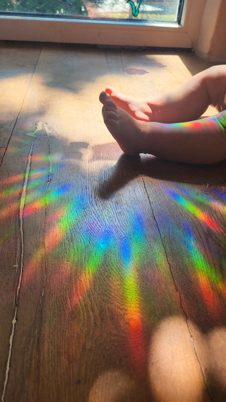 Suncatcher „Stitch“ Regenbogenfenstersticker