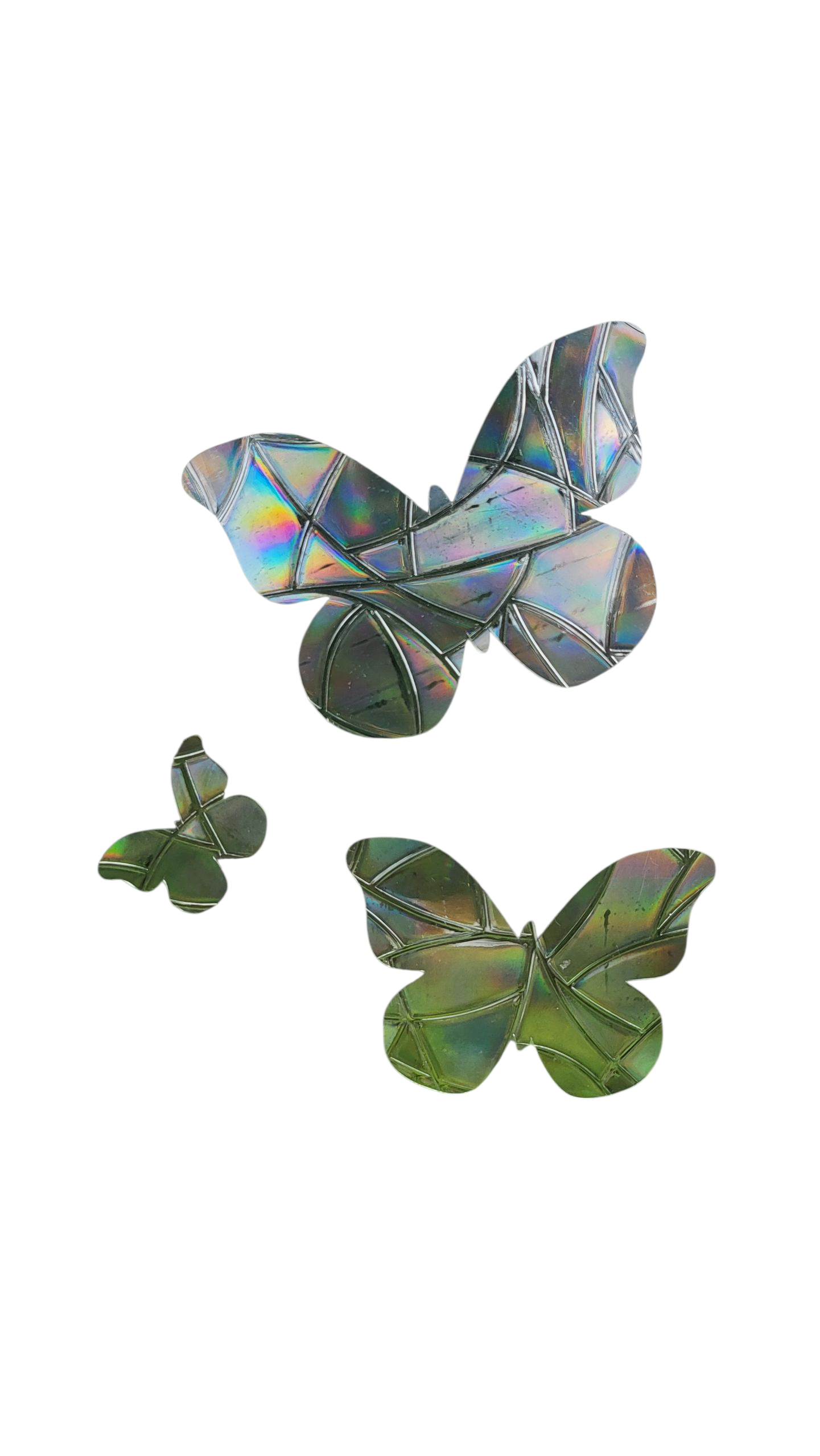 3er Set Suncatcher „Schmetterlinge“ Regenbogenfenstersticker