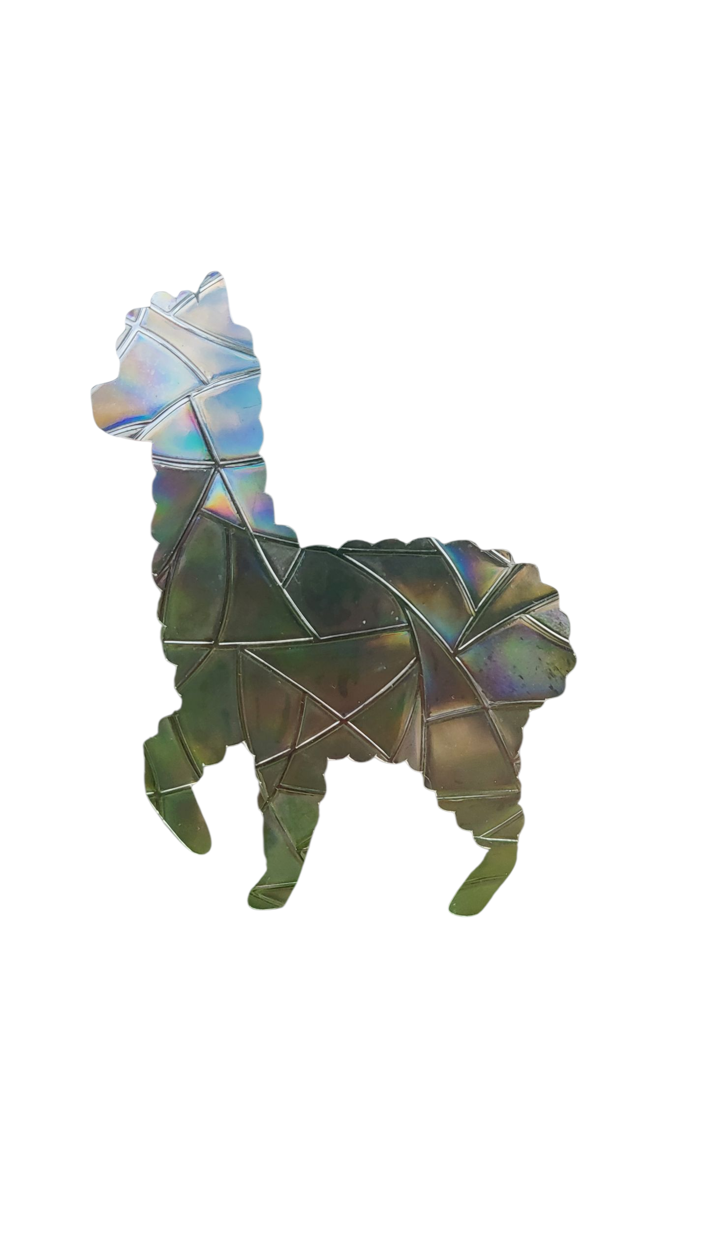 Suncatcher „Lama“ Regenbogenfenstersticker