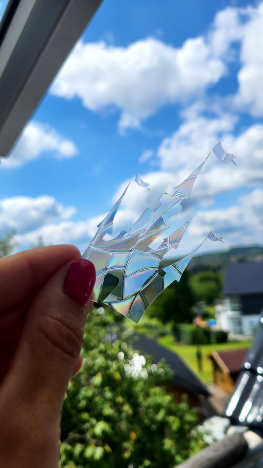 Suncatcher „Schloss“ Regenbogenfenstersticker