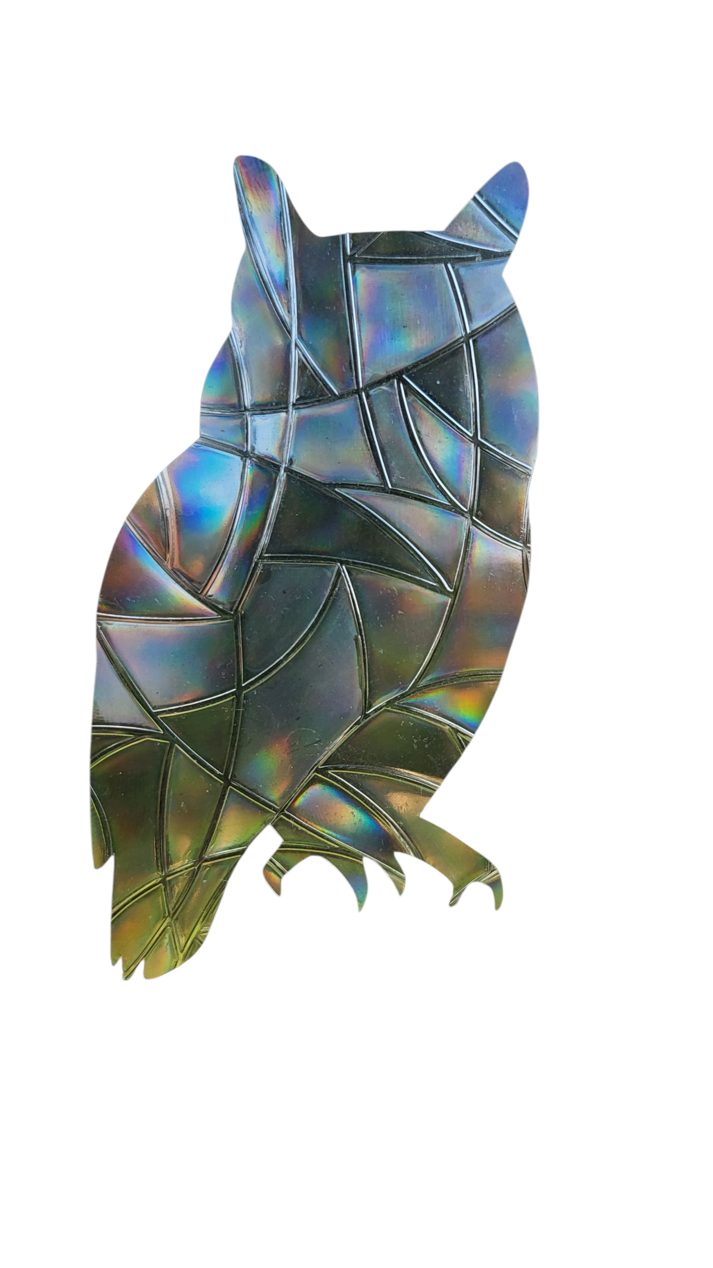 Suncatcher "Eule“ Regenbogenfenstersticker
