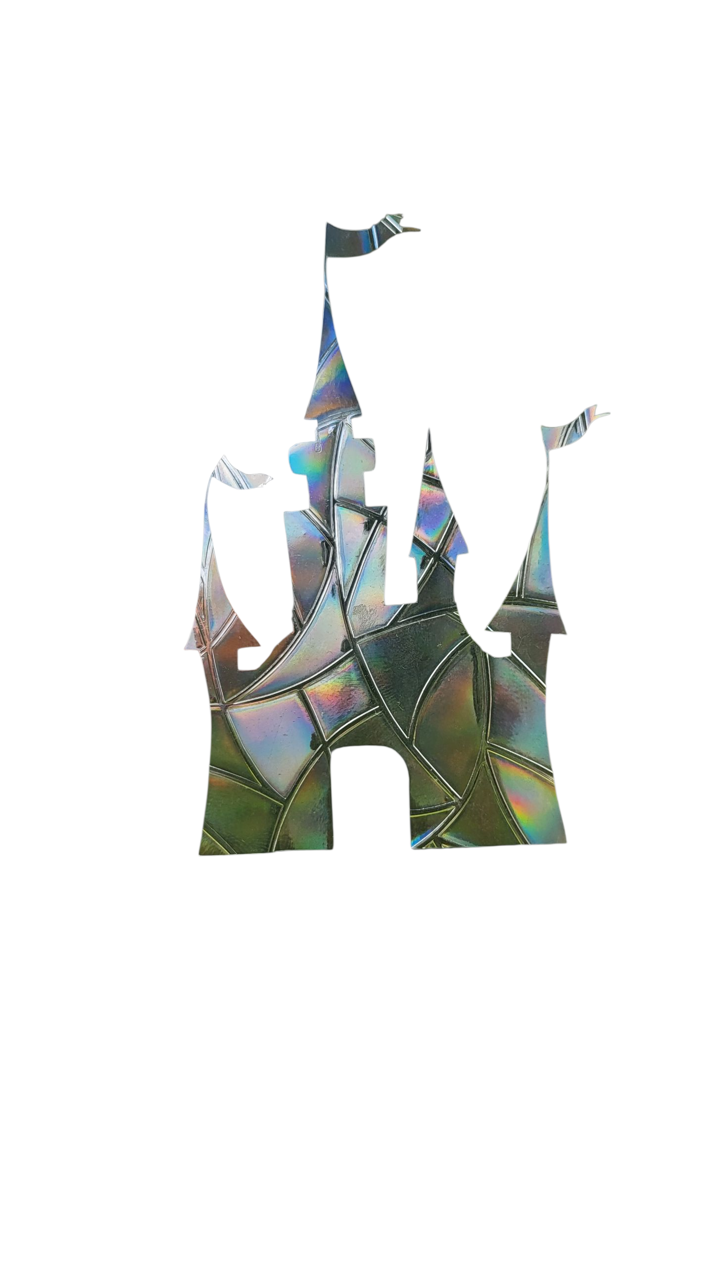 Suncatcher „Schloss“ Regenbogenfenstersticker