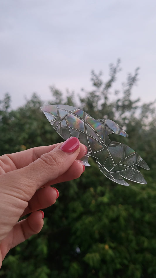 Suncatcher „Rakete“ Regenbogenfenstersticker