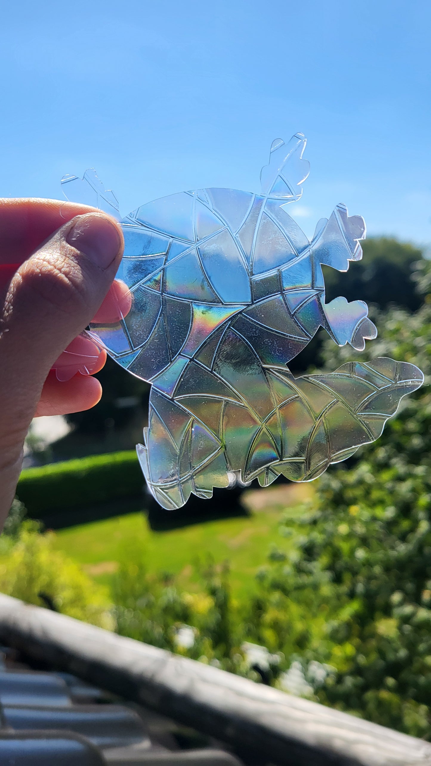 Suncatcher "Axolotl“ Regenbogenfenstersticker