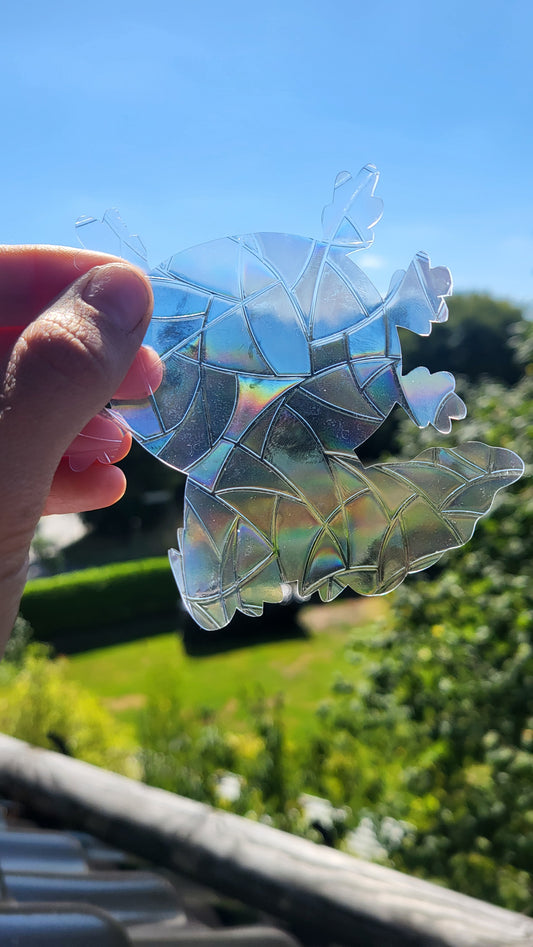 Suncatcher "Axolotl“ Regenbogenfenstersticker