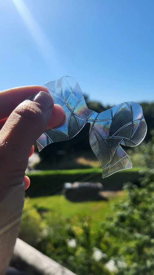Suncatcher "Schleife“ Regenbogenfenstersticker