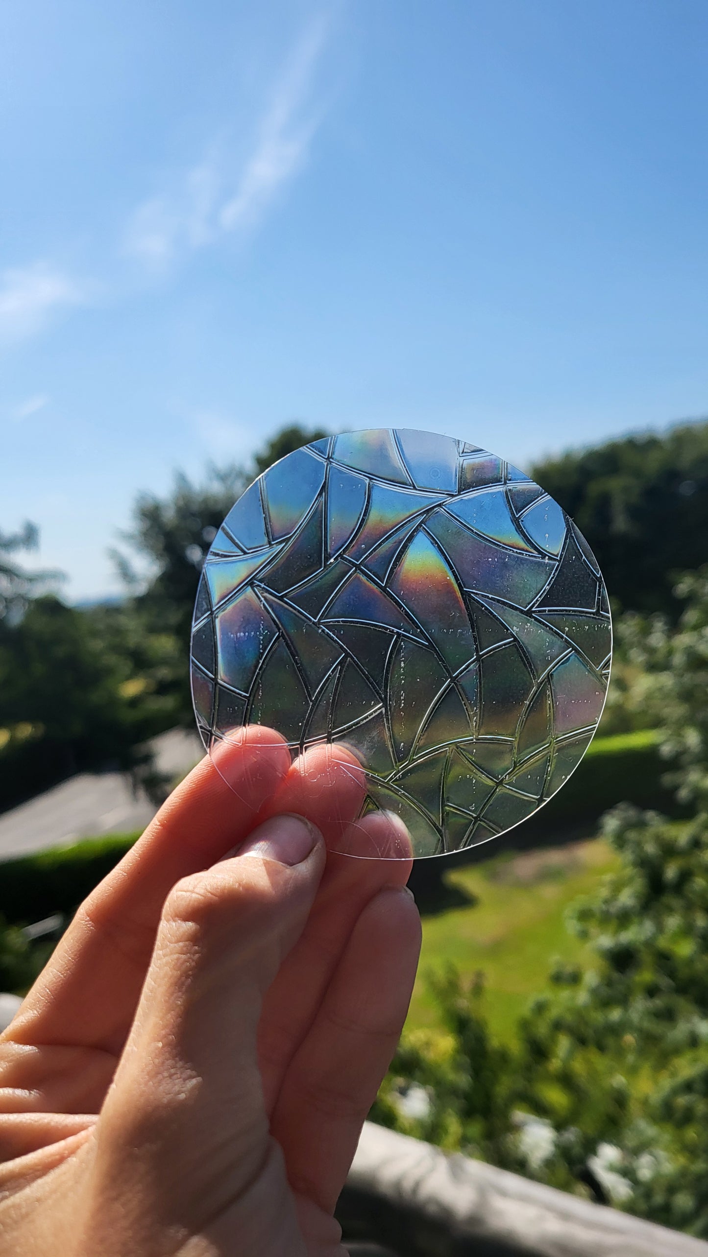 Suncatcher "Kreise“ Regenbogenfenstersticker
