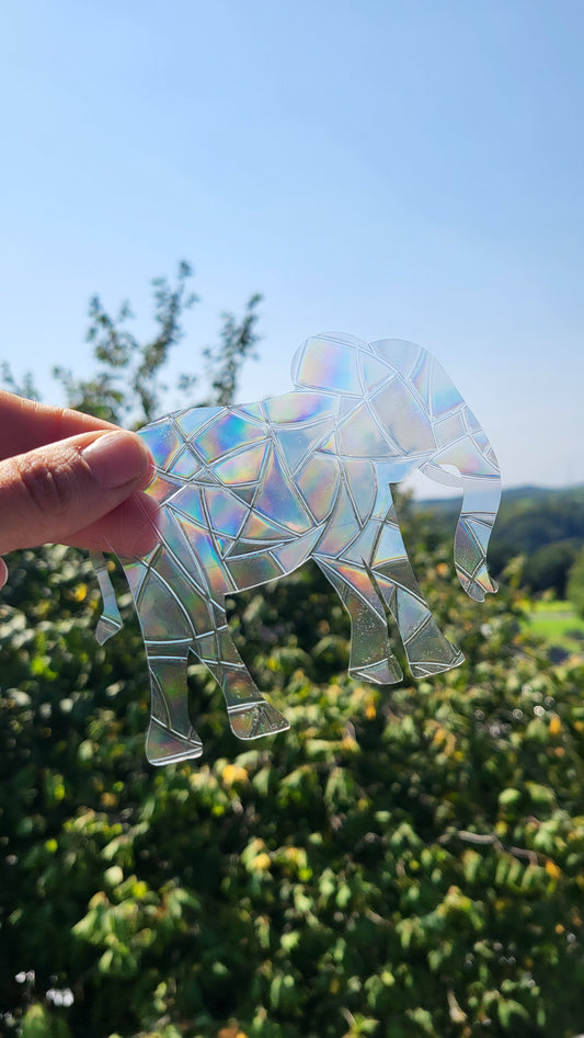 Suncatcher "Elefant“ Regenbogenfenstersticker