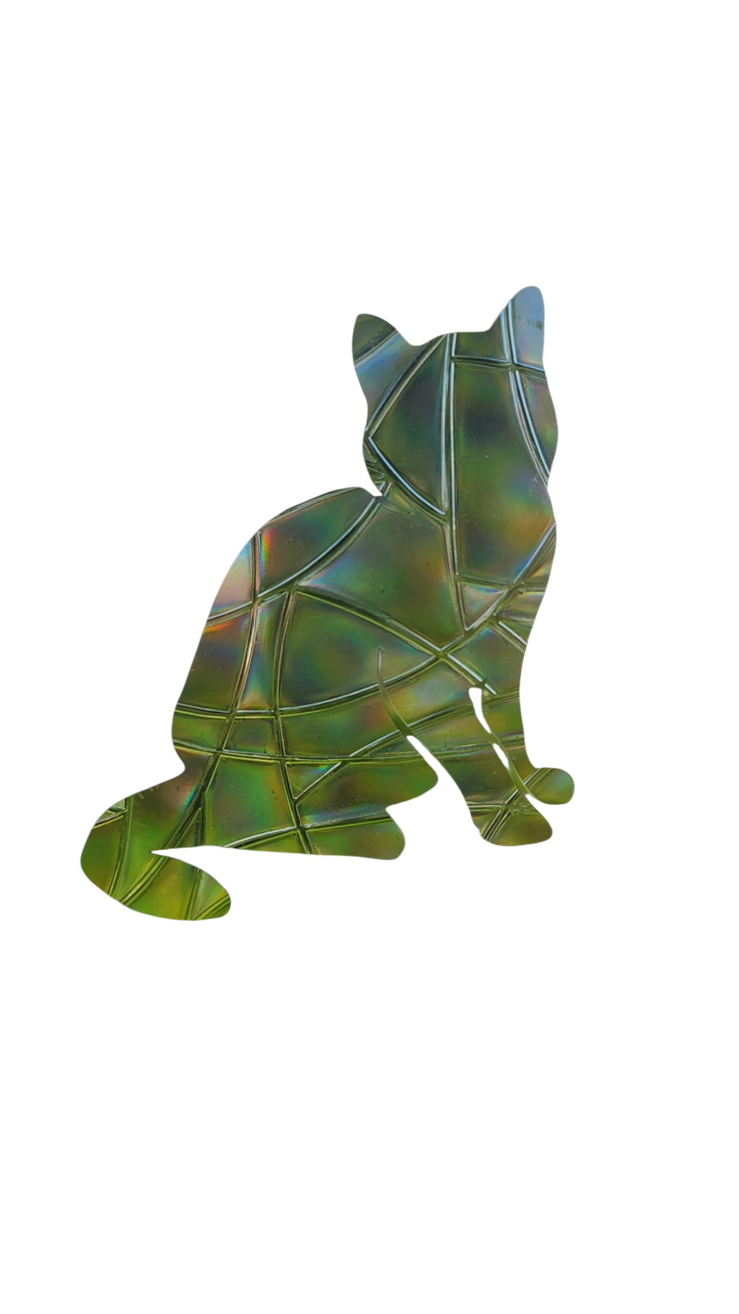 Suncatcher "Katze“ Regenbogenfenstersticker