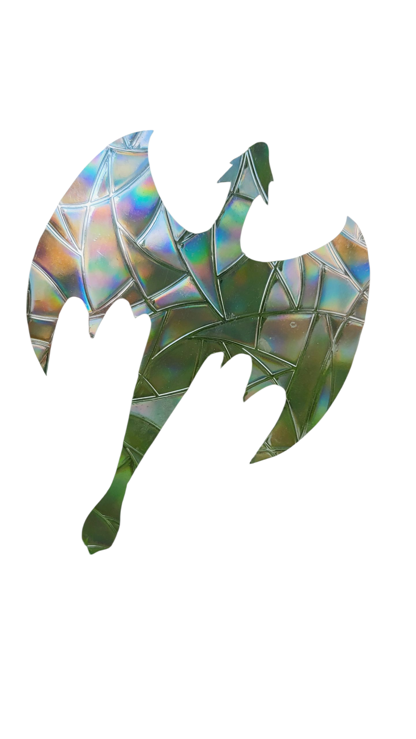 Suncatcher „Sgaeyl“ Regenbogenfenstersticker, Sonnenfänger, Drache, Buch, Violet, Xaden, Fourth Wing, Deko, Fensterdeko, Lichtreflexe