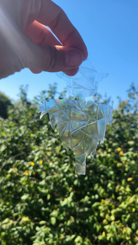 Suncatcher "Vogelscheuche“ Regenbogenfenstersticker