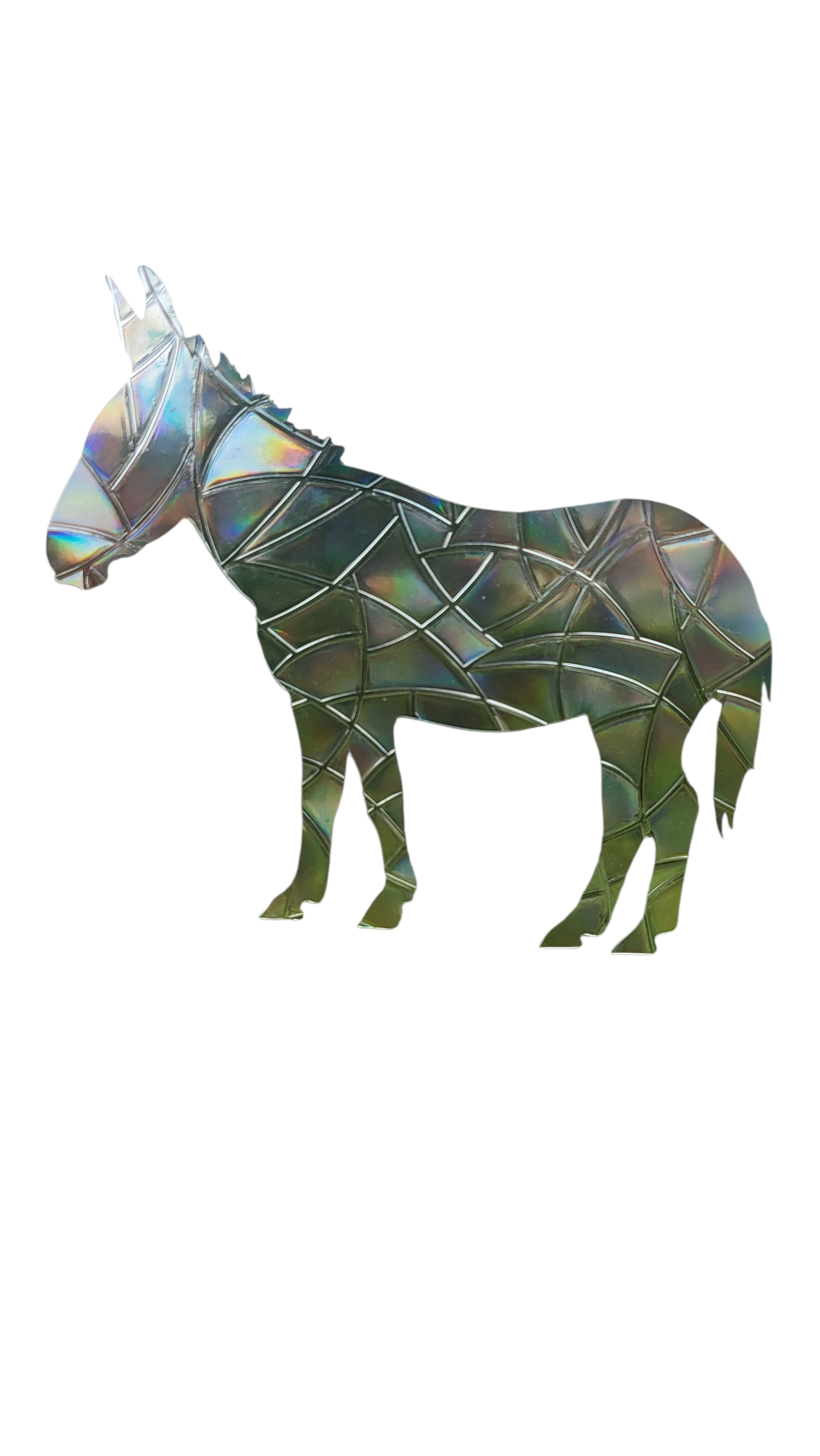 Suncatcher "Esel“ Regenbogenfenstersticker