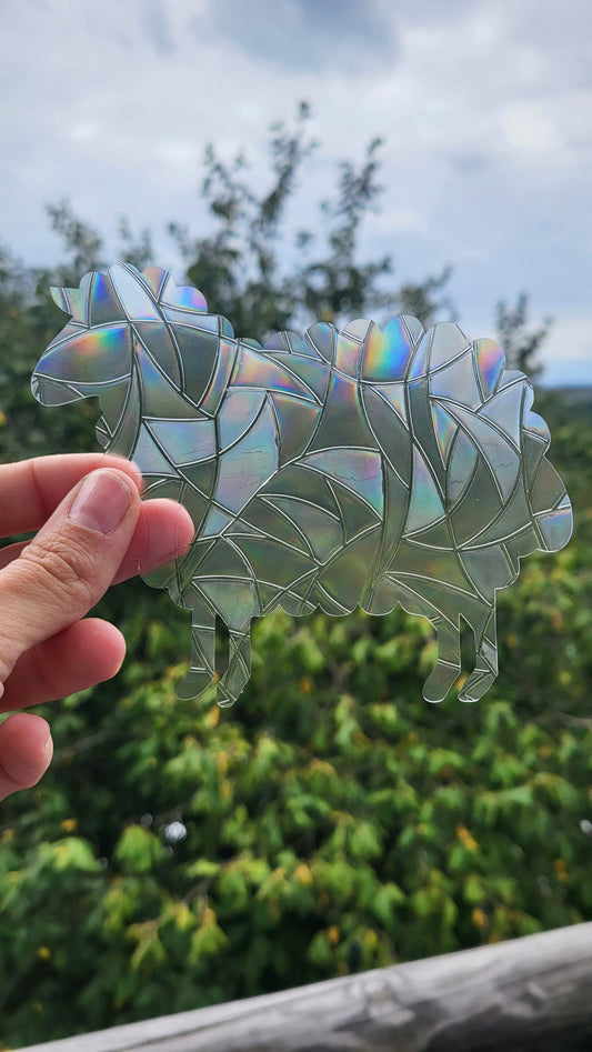 Suncatcher "Schaf“ Regenbogenfenstersticker