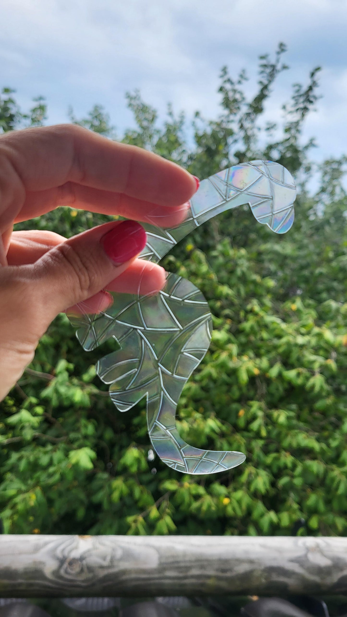 Suncatcher „Dino“ Regenbogenfenstersticker